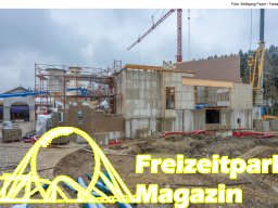 Aufbau des Themenbereichs „Sonnenbucht“ in FANTASIA (Dezember 2024)